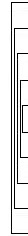 Five nested vertical brackets representing a gathering of five bifolios